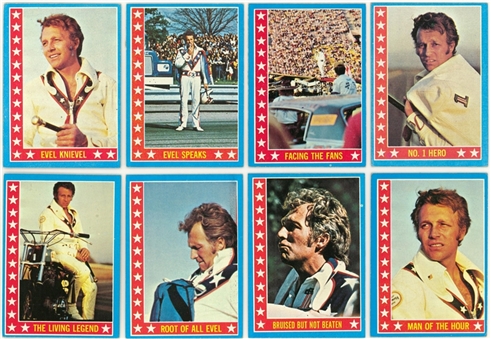 1974 Topps “Evel Knievel” Complete Set (60)